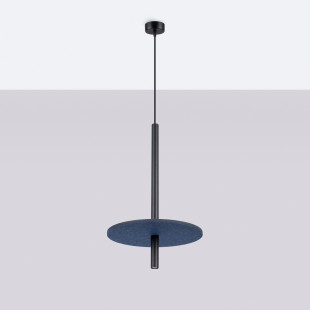 Lampa wisząca Feltro Sollux | Czarna i Granatowa | Sklep z Lampami
