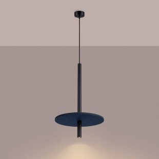 Lampa wisząca Feltro Sollux | Czarna i Granatowa | Sklep z Lampami