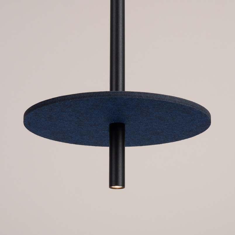 Lampa wisząca Feltro Sollux | Czarna i Granatowa | Sklep z Lampami