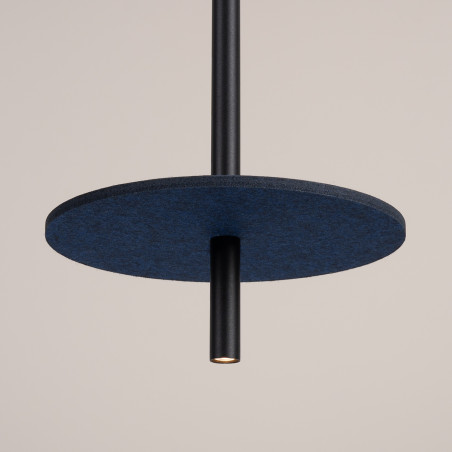 Lampa wisząca Feltro Sollux | Czarna i Granatowa | Sklep z Lampami