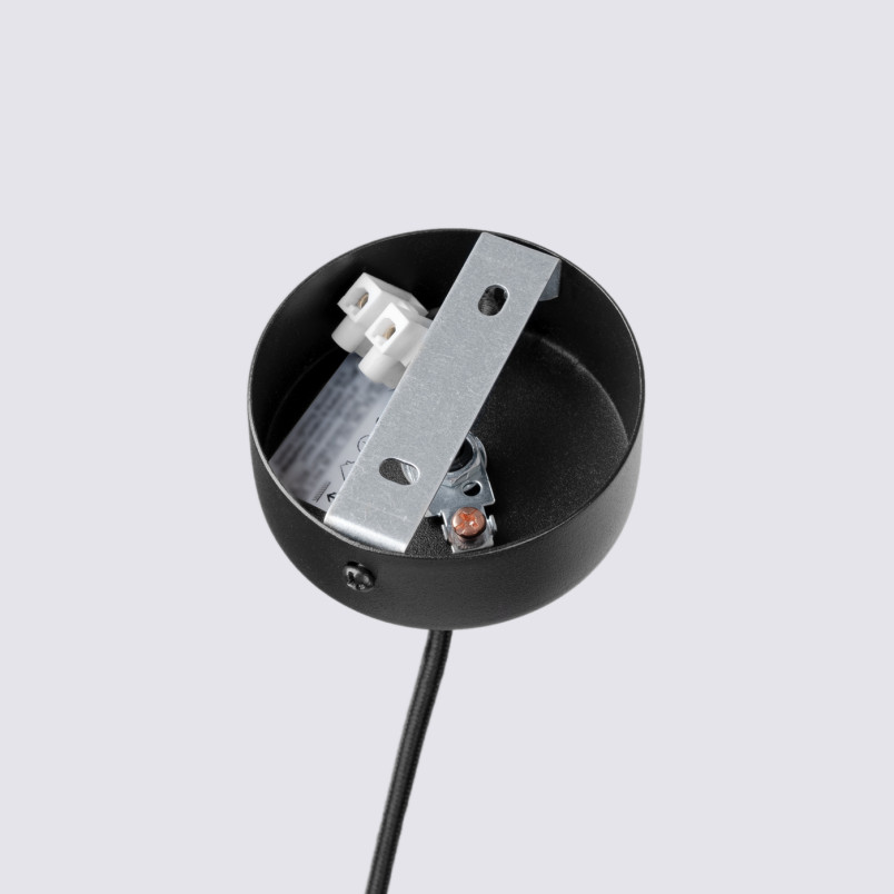 Lampa wisząca tuba Pelta Sollux | Czarna/Żółta, Filc | Sklep z lampami