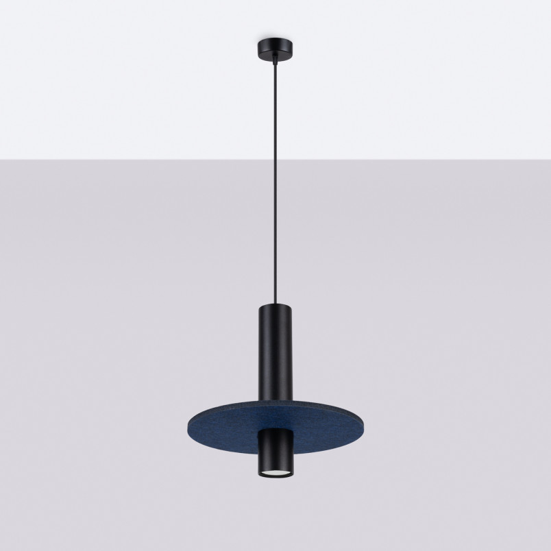 Lampa wisząca tuba Pelta | Sollux - Nowoczesny design