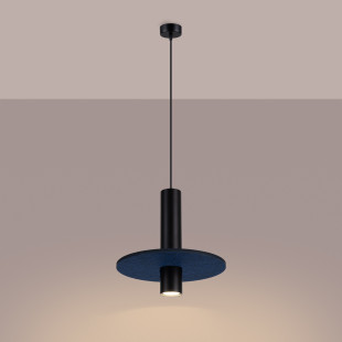 Lampa wisząca tuba Pelta | Sollux - Nowoczesny design
