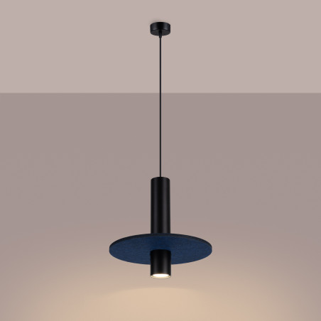 Lampa wisząca tuba Pelta | Sollux - Nowoczesny design