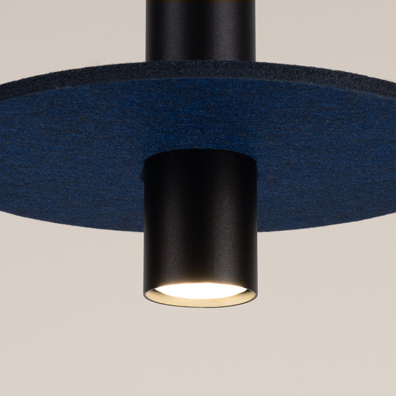 Lampa wisząca tuba Pelta | Sollux - Nowoczesny design