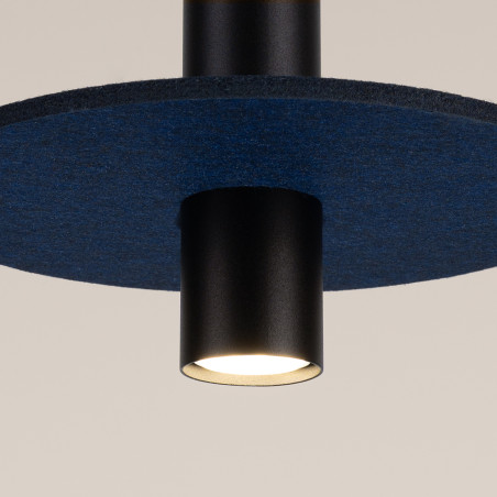 Lampa wisząca tuba Pelta | Sollux - Nowoczesny design