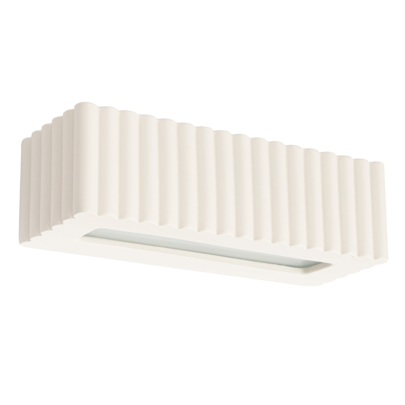 Kinkiet ceramiczny Rigata beżowy Sollux | Lampa ścienna