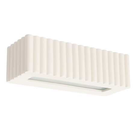 Kinkiet ceramiczny Rigata beżowy Sollux | Lampa ścienna