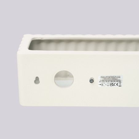 Kinkiet ceramiczny Rigata beżowy Sollux | Lampa ścienna