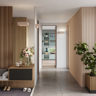 Kinkiet ceramiczny Rigata taupe Sollux | Eleganckie oświetlenie