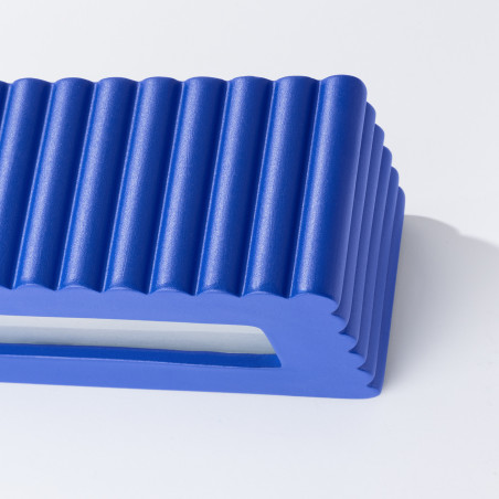 Kinkiet ceramiczny Rigata ultramaryna | Sollux - Oświetlenie