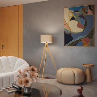 Lampa podłogowa Natt Sollux | Skandynawski design, 140cm