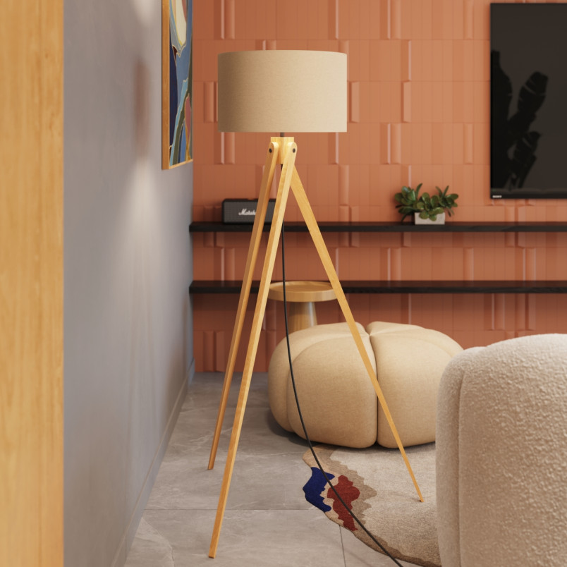 Lampa podłogowa Natt Sollux | Skandynawski design, 140cm