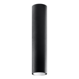 Lampa spot Lagos Sollux - czarna tuba 6cm | Sklep z oświetleniem