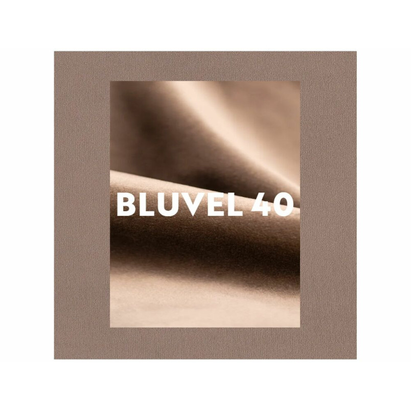 Fotel welurowy Chesterfield Lady Velvet - Signal | Ciemny beż