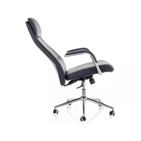 Fotel biurowy Signal Q-05 - Eko Skóra, Czarny - Komfort i Design