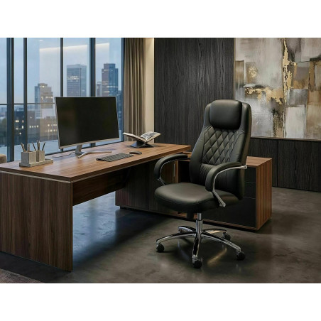 Fotel Gabinetowy Signal Q-07 Czarny - Komfort i Styl