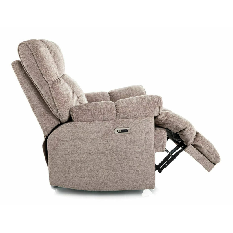 Fotel rozkładany elektryczny Signal Homer: Kołyska + USB