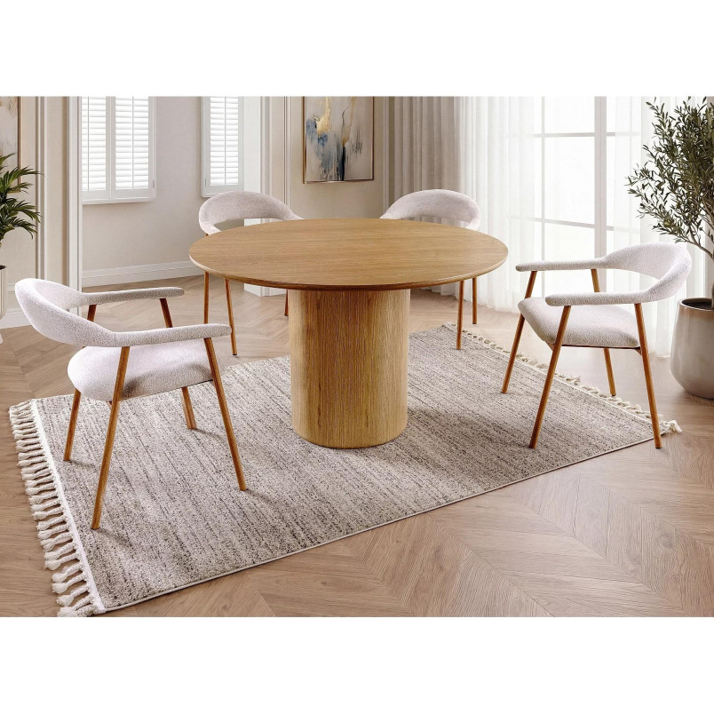 Krzesło Lagos Signal - Beż / Dąb | Komfort i Design