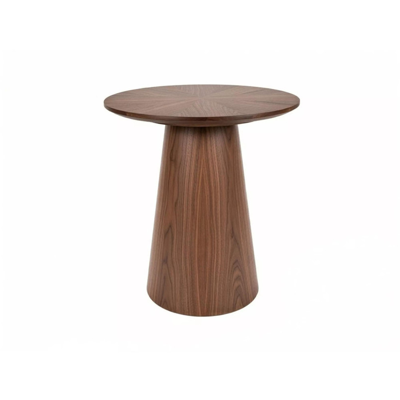 Stolik boczny Angel Signal | Fornirowany, orzech, 45cm