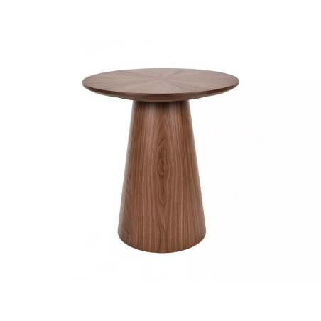 Stolik boczny Angel Signal | Fornirowany, orzech, 45cm