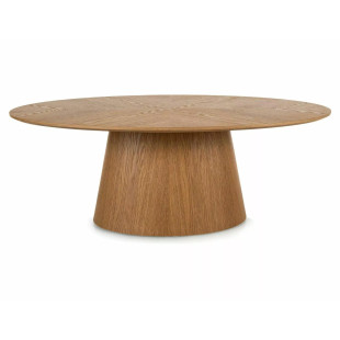 Stolik owalny Marocco Signal | Dąb 110x60cm - Stylowy i funkcjonalny