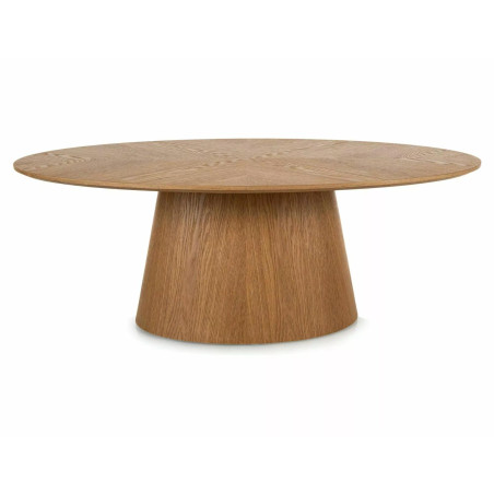 Stolik owalny Marocco Signal | Dąb 110x60cm - Stylowy i funkcjonalny