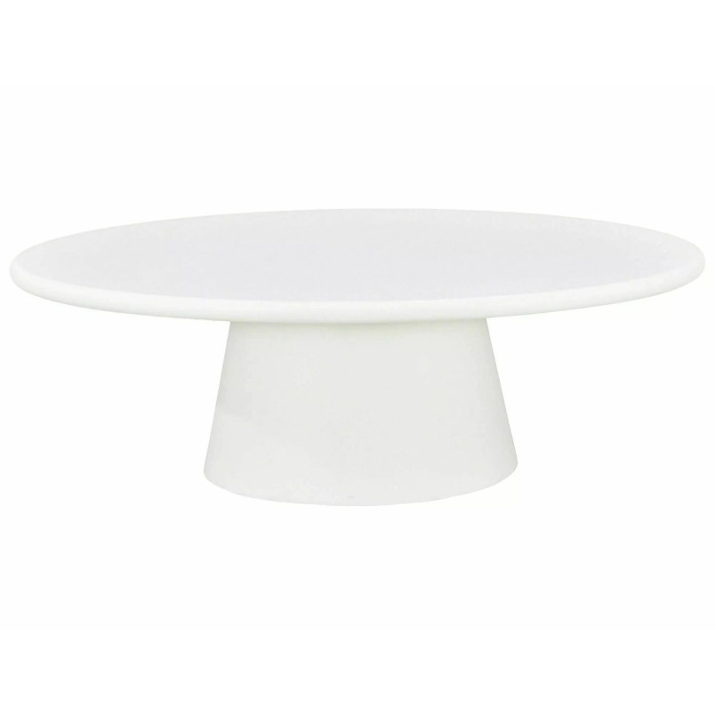 Stolik owalny Marocco Signal | Mikrocement, 110x60cm, Ecru