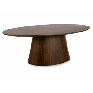 Stolik owalny Marocco | Signal | 110x60cm | Orzech