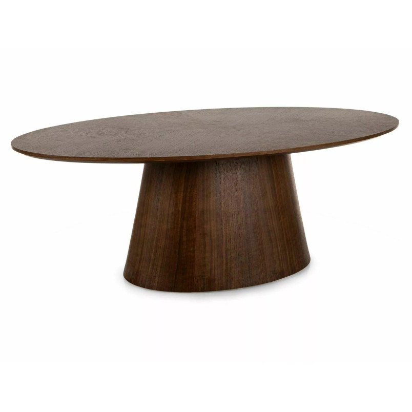 Stolik owalny Marocco | Signal | 110x60cm | Orzech