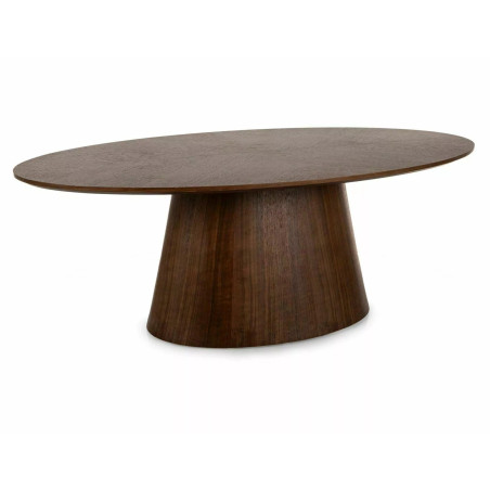 Stolik owalny Marocco | Signal | 110x60cm | Orzech