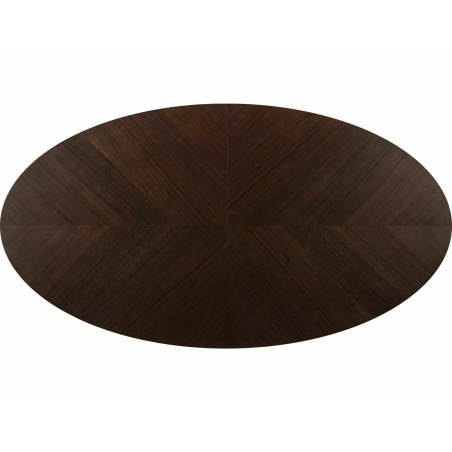 Stolik owalny Marocco | Signal | 110x60cm | Orzech