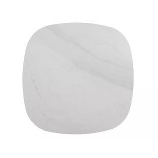 Stolik boczny Stella C Signal | Czarny, ceramiczny blat 48x48cm