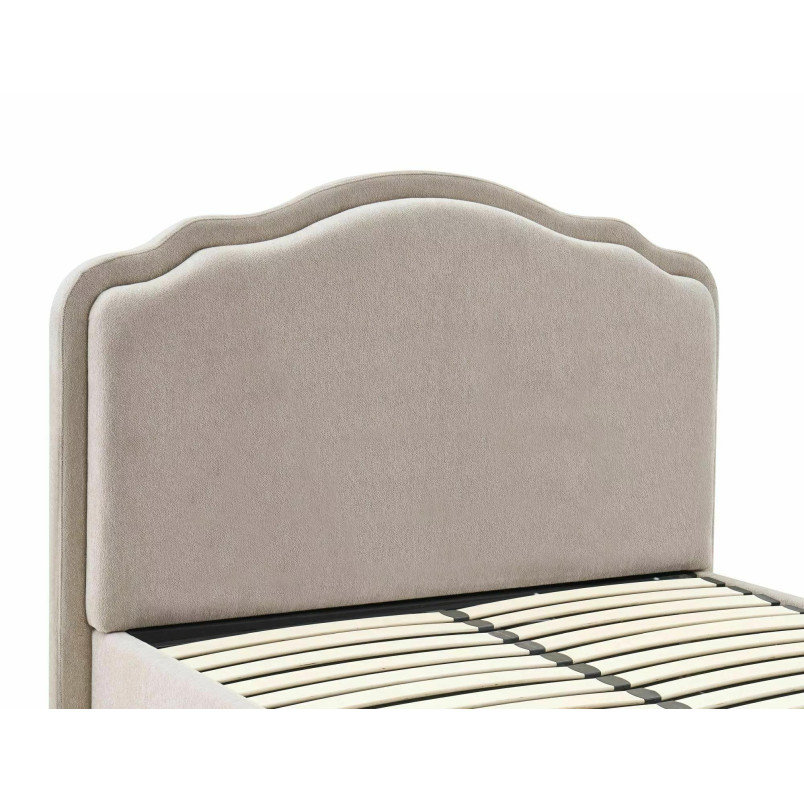 Łóżko tapicerowane Florencja 140x200 - Signal, pojemnik, beż