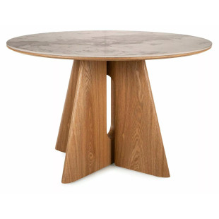 Stół okrągły Alzano Ceramic 120cm - Signal | Elegancki design
