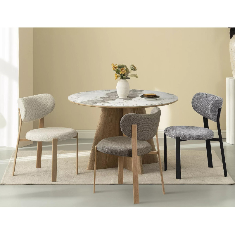 Stół okrągły Alzano Ceramic 120cm - Signal | Elegancki design