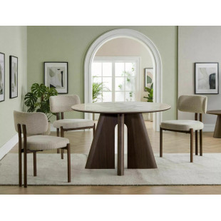 Stół okrągły Alzano Ceramic 120cm - Signal | Elegancki design