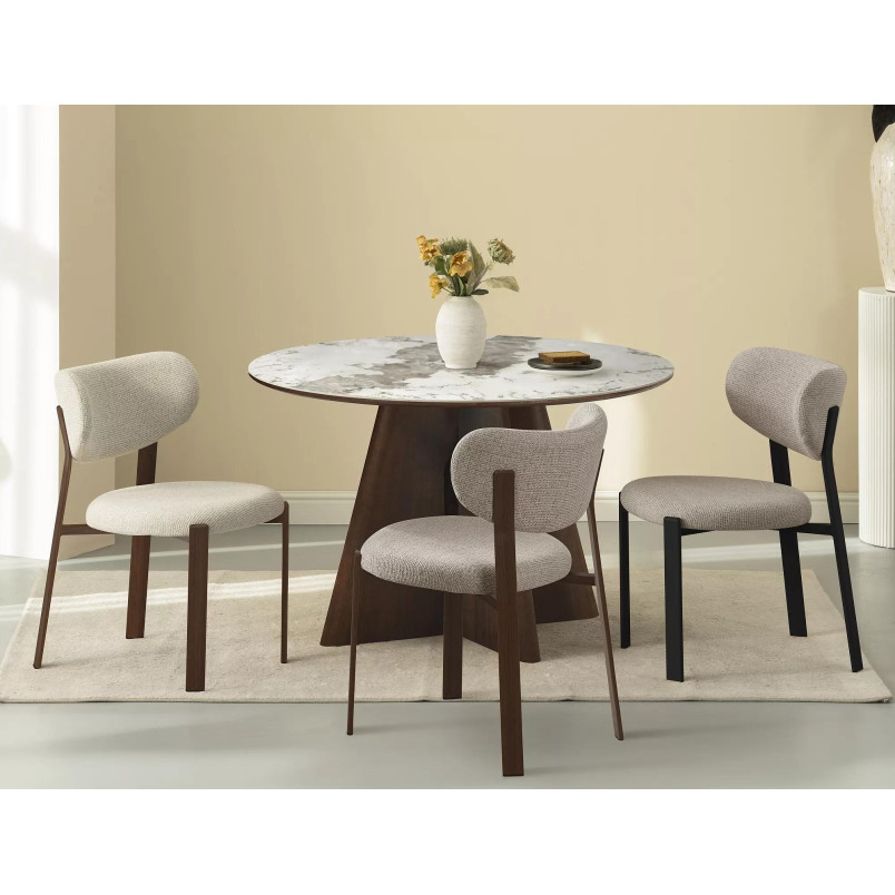 Stół okrągły Alzano Ceramic 120cm - Signal | Elegancki design