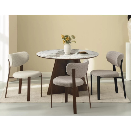 Stół okrągły Alzano Ceramic 120cm - Signal | Elegancki design