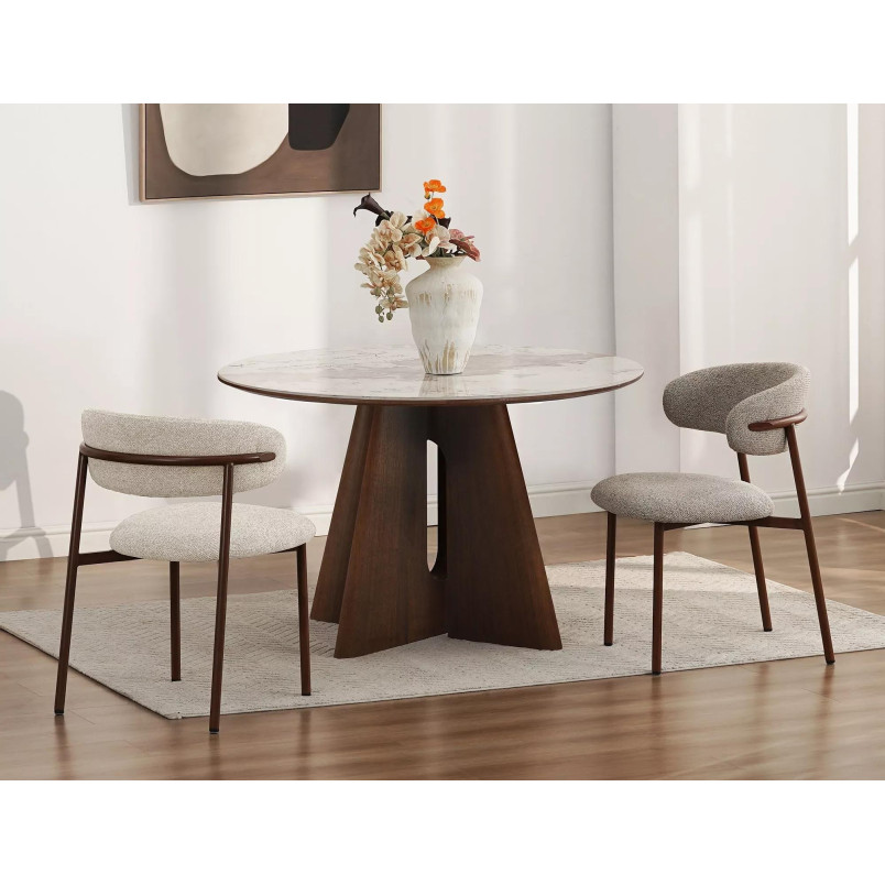 Stół okrągły Alzano Ceramic 120cm - Signal | Elegancki design