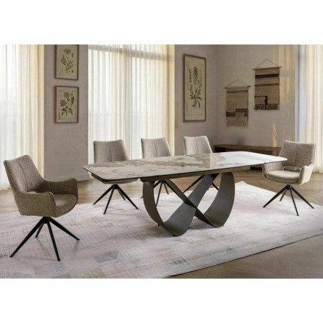 Stół rozkładany Signal Infinity Ceramic 160-240x95 - Elegancki design