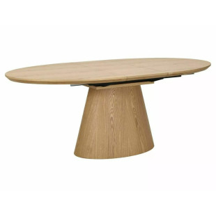 Stół rozkładany owalny Signal Marocco - dąb, 160-200x90cm