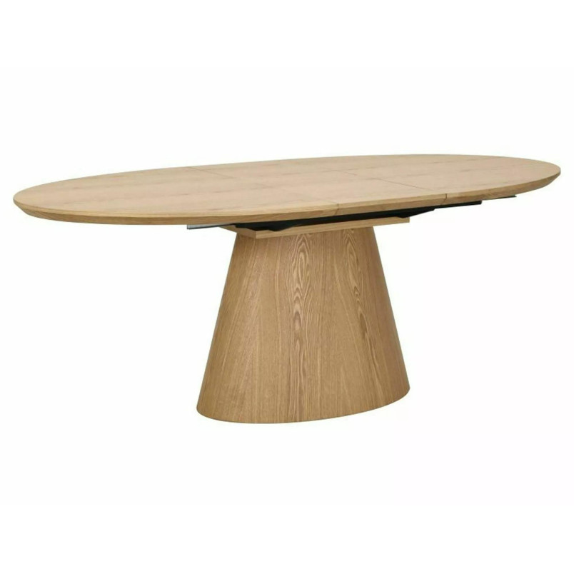 Stół rozkładany owalny Signal Marocco - dąb, 160-200x90cm
