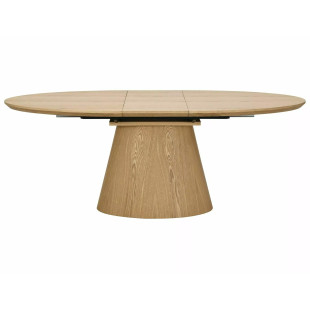 Stół rozkładany owalny Signal Marocco - dąb, 160-200x90cm