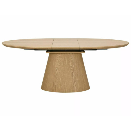 Stół rozkładany owalny Signal Marocco - dąb, 160-200x90cm