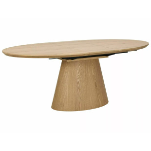 Stół rozkładany owalny Signal Marocco - dąb, 160-200x90cm