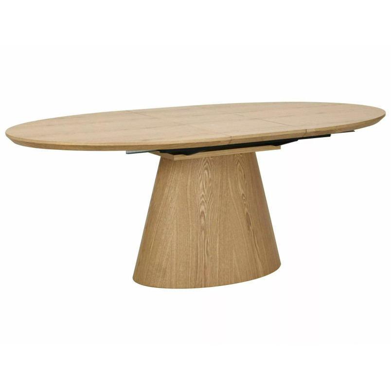 Stół rozkładany owalny Signal Marocco - dąb, 160-200x90cm