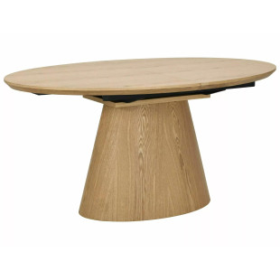 Stół rozkładany owalny Signal Marocco - dąb, 160-200x90cm