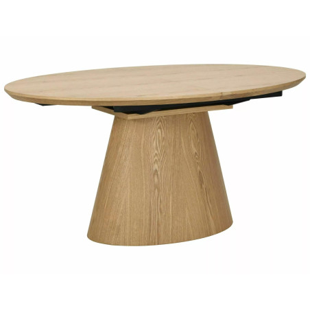 Stół rozkładany owalny Signal Marocco - dąb, 160-200x90cm