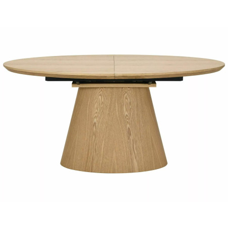 Stół rozkładany owalny Signal Marocco - dąb, 160-200x90cm